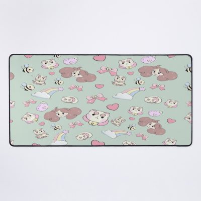 Bee And Puppy Cat Mouse Pad Official Cow Anime Merch