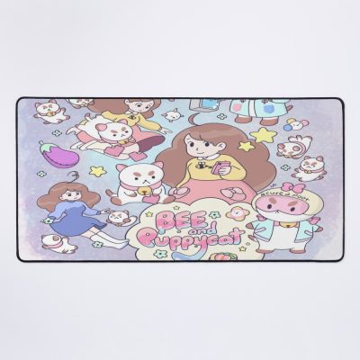 Bee And Puppycat Collage Print Mouse Pad Official Cow Anime Merch