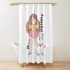 Bee And Puppycat Shower Curtain Official Cow Anime Merch