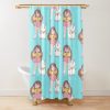 Bee And Puppycat Shower Curtain Official Cow Anime Merch