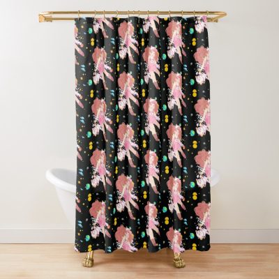 Bee And Puppycat | Family Love Shower Curtain Official Cow Anime Merch