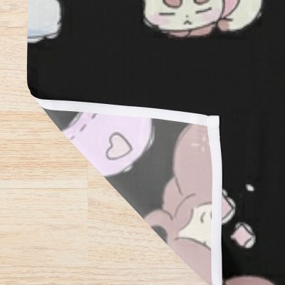 Bee N Puppycat Shower Curtain Official Cow Anime Merch