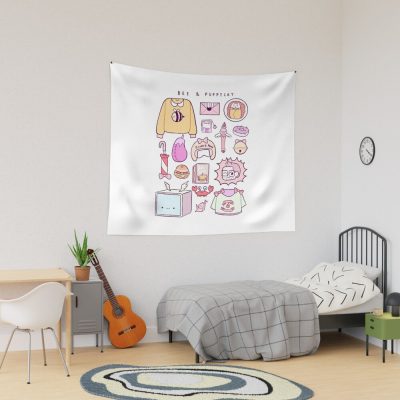 Bee And Puppycat Tapestry Official Cow Anime Merch