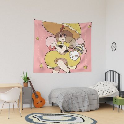 Yellow Umbrella Tapestry Official Cow Anime Merch